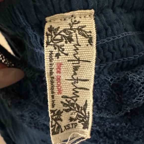 Navy Blue Free People Cover-up/dress - Picture 2 of 3